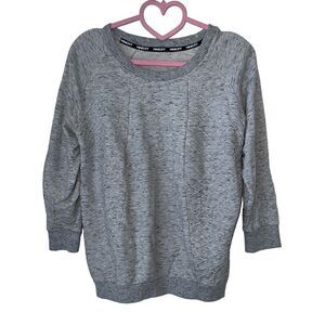 Rebecca Minkoff Women’s Grey 3/4 Sleeve Pullover Top | Size XS